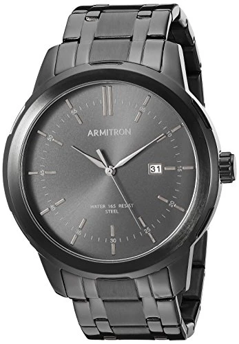 Armitron Men's 20/5245BKTI Date Function Black Bracelet Watch