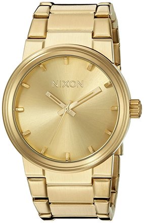 nixon cannon gold watch