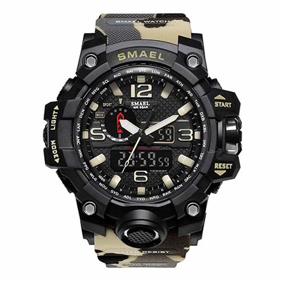 SMAEL Mens Sports Military Watch