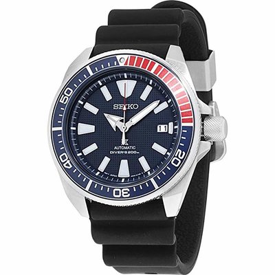 Seiko Mens Prospex Automatic Diver Silicone Strap Watch